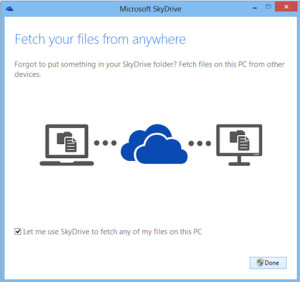 Fetch Files Sky Drive