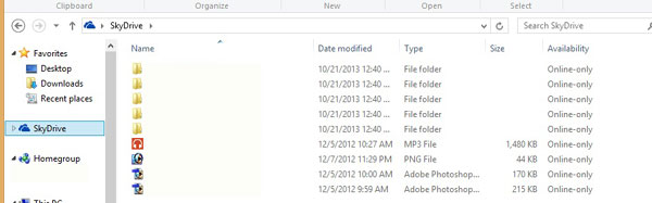 Sky Drive Files